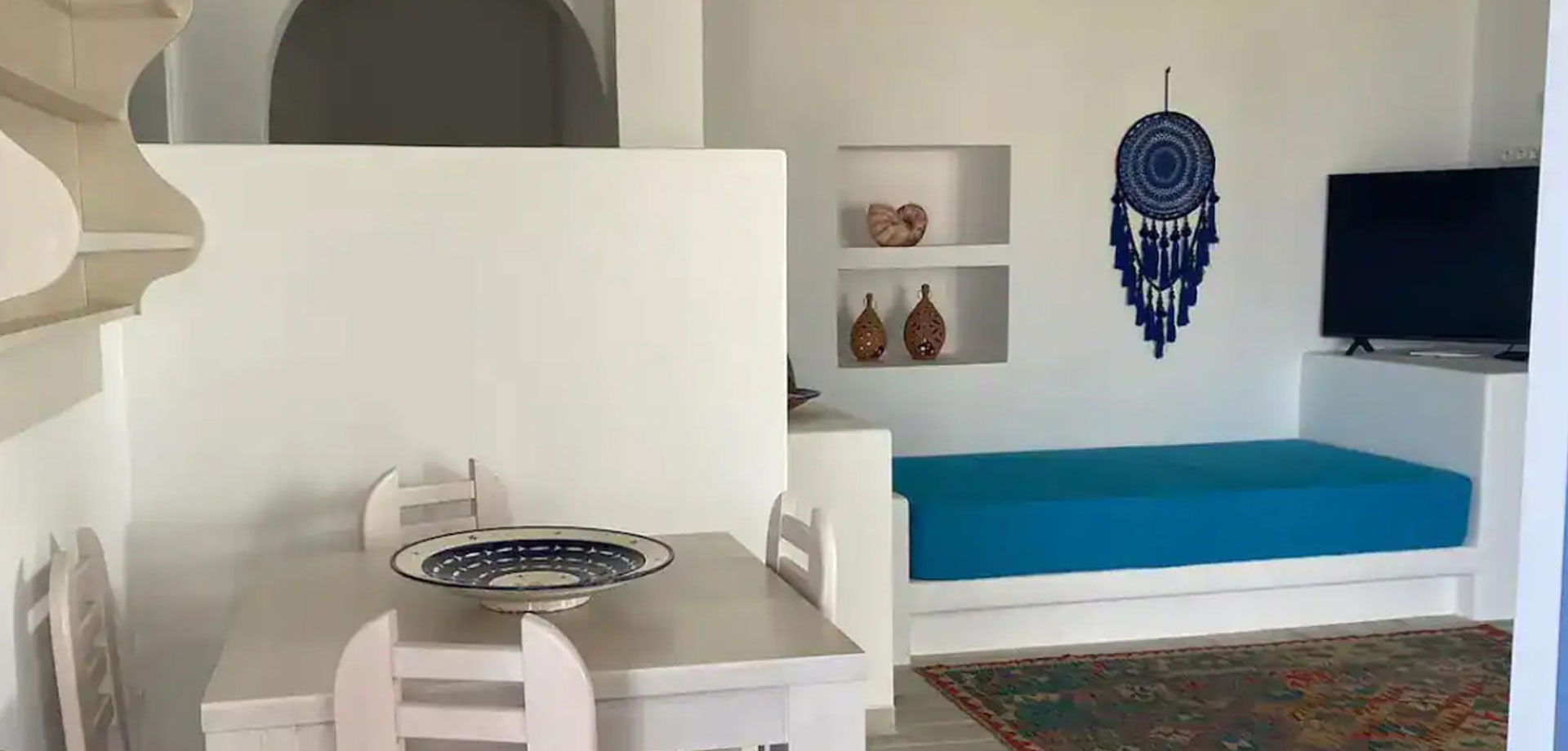 Interior of Ambeli house in Folegandros