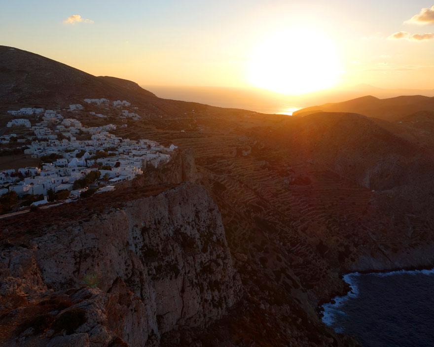 Sunset in Folegandros
